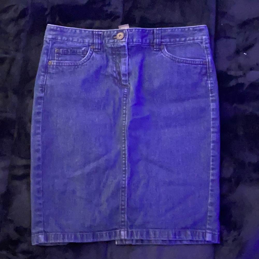 jean skirt